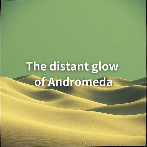 The distant glow of Andromeda