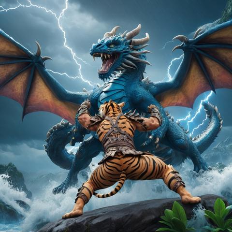 Dragon Warrior and Tiger warrior